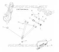 SUSPENSION, A-ARM and STREBE MOUNTING
