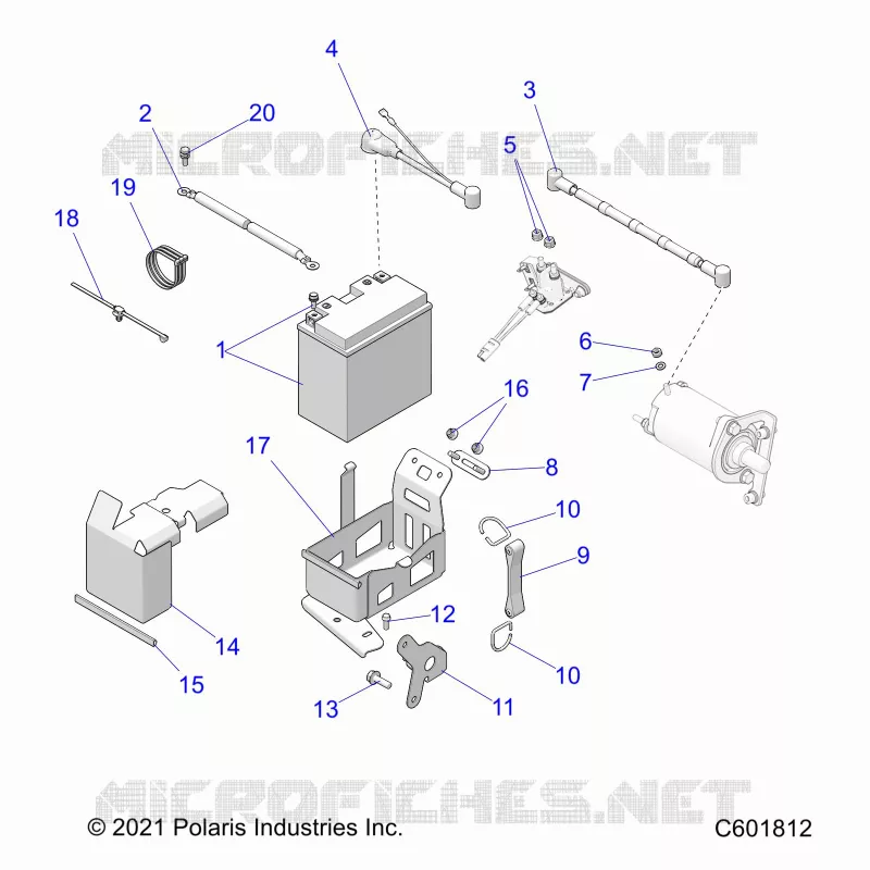 ELEKTRIC, BATTERY BOX  ASM.