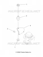MOTOR, VERGASER BRACKET