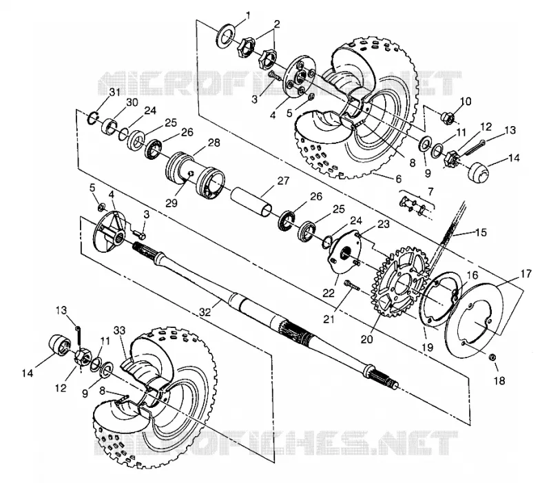 HECKANTRIEB XPLORER 400L W969140 (4935983598C007)