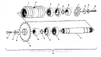 CENTER TIGHTENER SPORTSMAN 4X4 W968040 (4935943594B014)