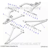 FRONT SUSPENSION CONTROL ARMS