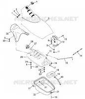 Front-Einschubfach SL 700 B974071, Intl. SL 700 I974071 and SL 700 D (4940874087A009)
