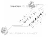 ANTRIEB, MAIN GETRIEBEGEHÄUSE INTERNALS