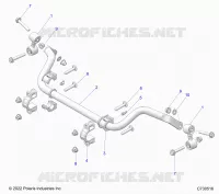 SUSPENSION, REAR, STABILISATORSTANGE