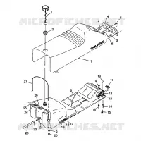 SITZ   GASBEHÄLTER Trail RMK 0980961 (4942214221A006)