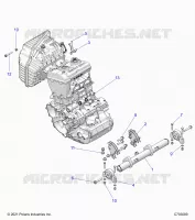MOTOR, MOUNTING &amp; LONG BLOCK