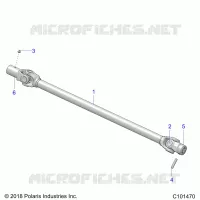 ANTRIEB, PROP SHAFT, FRONT