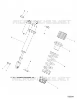 FRONT SUSPENSION SHOCK MOUNTING