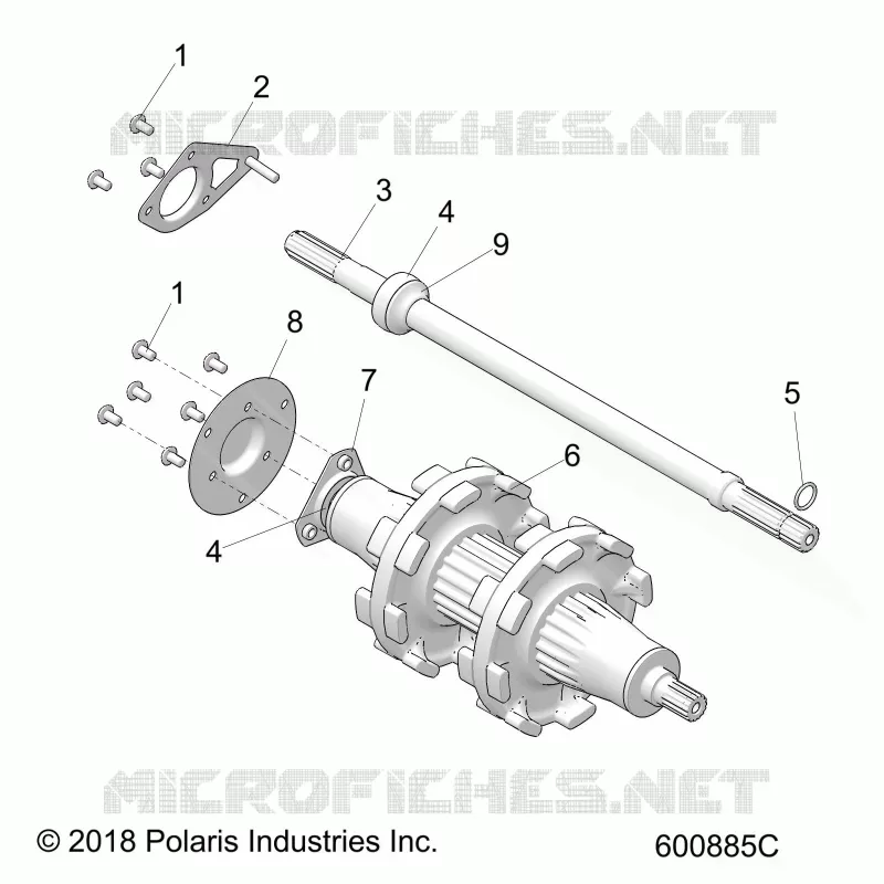 DRIVE TRAIN, JACKSHAFT AND ANTRIEBSWELLE
