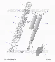 SUSPENSION, REAR SHOCK MOUNTING, ULTIMATE