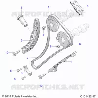 CAM CHAIN AND SPROCKET