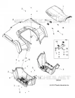 KAROSSERIE HINTEN CAB, SEAT AND FOOTWELLS
