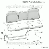 SITZ ASM. REAR