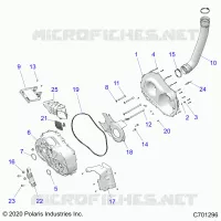 ANTRIEB, CLUTCH COVER AND DUCTING
