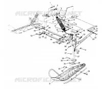 FRONT SUSPENSION AND SKI SUPER SPORT 0950743 (4928882888B002)