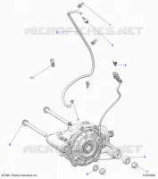 ANTRIEB, FRONT GEARCASE MOUNTING