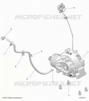 ANTRIEB, FRONT GEARCASE MOUNTING