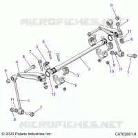 SUSPENSION, FRONT STABILISATORSTANGE