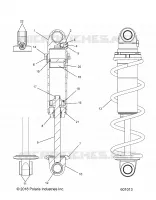SUSPENSION, FRONT SHOCK TRACK (BLACK COIL OVER)