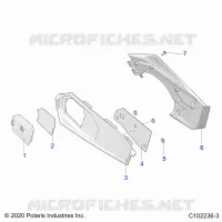 BODY, CLOSE OFF PANEL and ACCESS PANEL