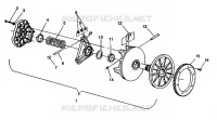 Antriebskupplung ASSEMBLY LITE 0943433,STARLITE 0943427 and  LITE DELUXE 094343 (4924992499023A)