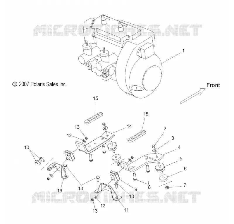 MOTOR, MOUNTING