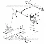 Querlenker Vorderachse   Lenkung ZUGANKERN Sport 400L W948540 (4927232723B006)