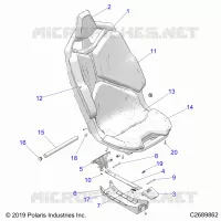 SITZ ASM.- Z22GAL92AG/AL/BG/BL (C2689862)