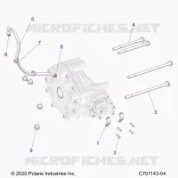 ANTRIEB, GEARCASE, REAR, MOUNTING