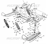 FRONT SUSPENSION AND SKI RXL 0940768 AND RXL TOURING 0940869 (4925062506011A)
