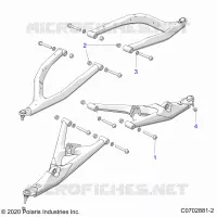 FRONT SUSPENSION CONTROL ARMS MOUNTING