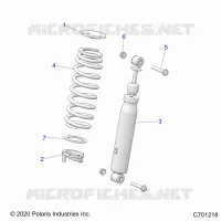 SUSPENSION, FRONT SHOCK MOUNTING