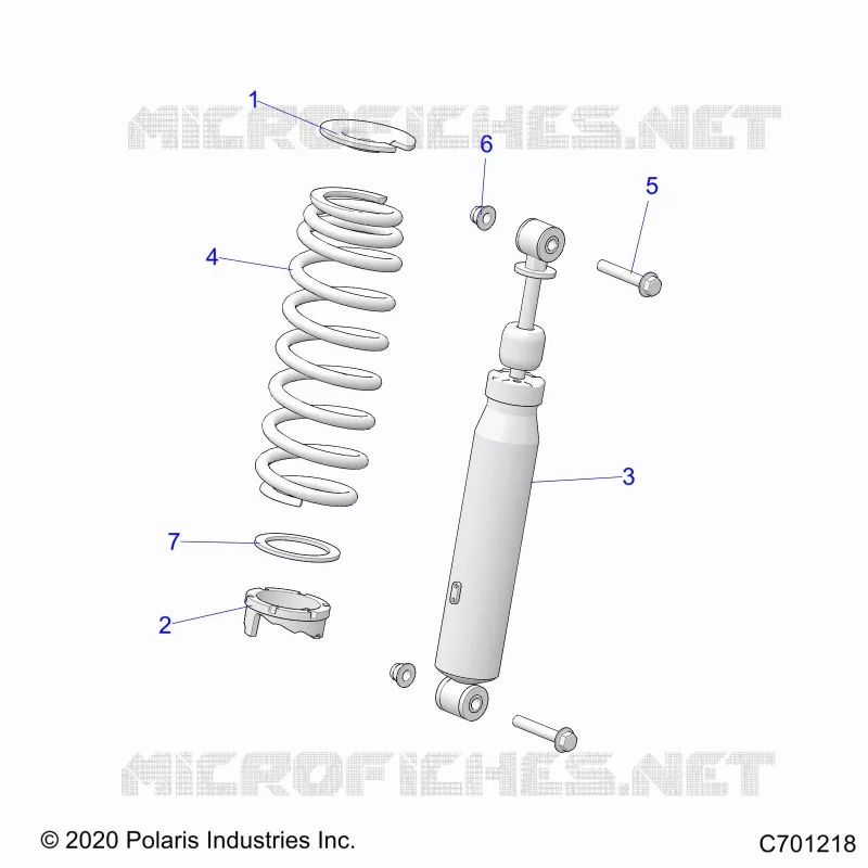 SUSPENSION, FRONT SHOCK MOUNTING