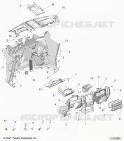 INSTRUMENTENTAFEL AND FRONT CLOSEOFF