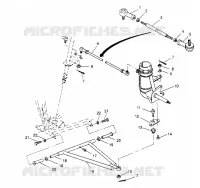 Querlenker Vorderachse   Lenkung ZUGANKERN Trail Blazer W957221 (4930363036B007)