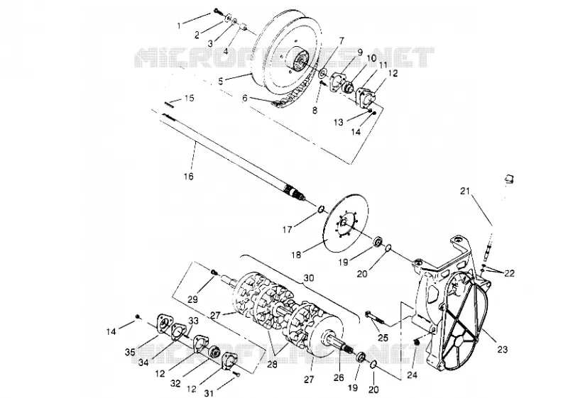 ANTRIEB ASSEMBLY  RXL 0956768 (4930783078B009)