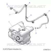 DRIVE TRAIN, FRONT GEARCASE MOUNTING