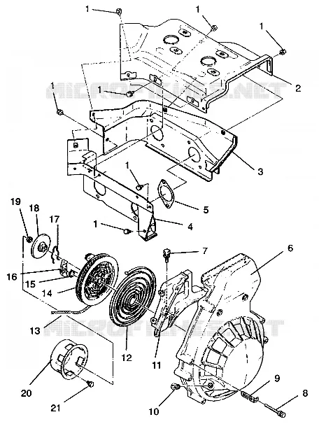 RÜCKZUG ANLASSER ASSEMBLY SPORT SKS E940243 (49273627360034)