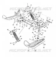 FRONT SUSPENSION AND SKI 500 XLT (4921662166013A)