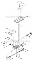 GEAR SELECTOR SPORT 400L W97BA38C AND TRAIL BLAZER W97BA25C (4940124012C008)