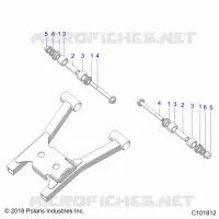 HINTERRADAUFHÃ„NGUNG A-ARM MOUNTING AND BUSHINGS