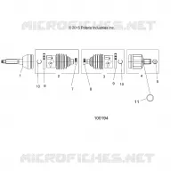 DRIVE TRAIN, GETRIEBE VORNE SHAFT