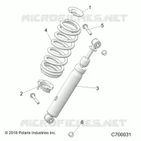 SUSPENSION, FRONT SHOCK MOUNTING