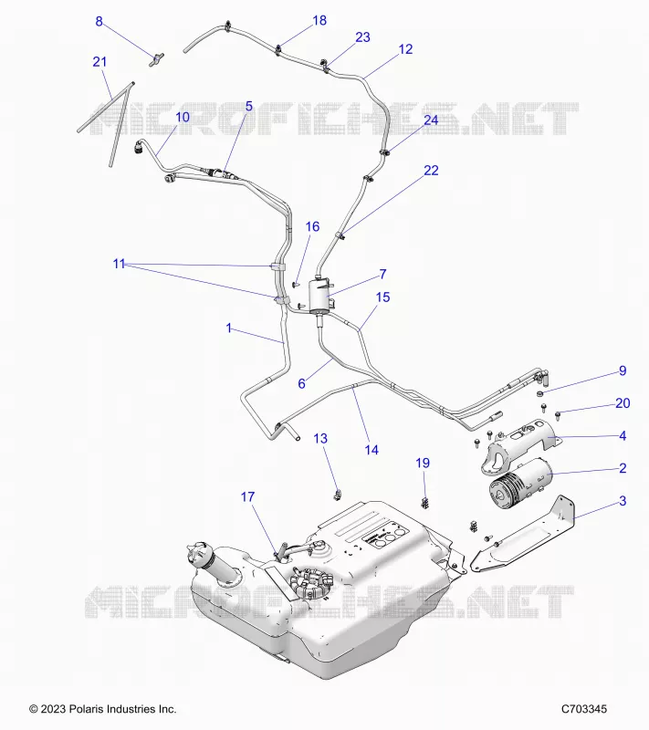 TREIBSTOFF SYTEMS, TREIBSTOFF LINES, EVAP