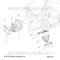 CHASSIS, TIE ROD BOOT ASM.