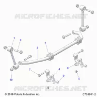 SUSPENSION, FRONT STABILISATORSTANGE- G21G4P99AM/BM (C701011-2)