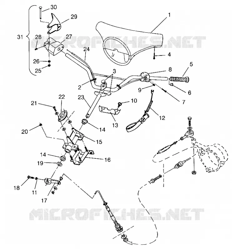 Lenkung SL 650 B954058 (4930483048A013)