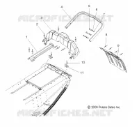 HINTERE STOSSSTANGE, SNOWFLAP, and RÜCKLICHT HOUSING