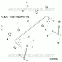FRONT SUSPENSION STABILIZER BAR